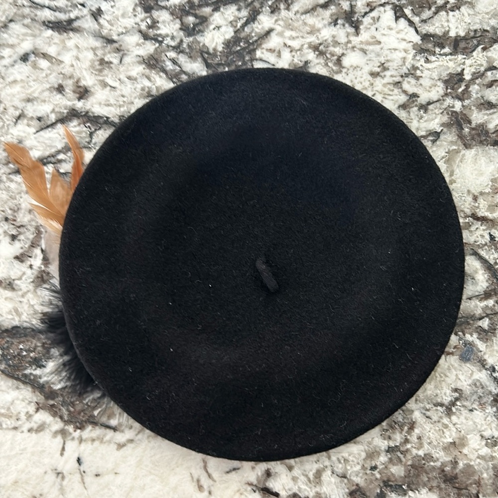 Vintage Suede Serpent Beret M main image 0